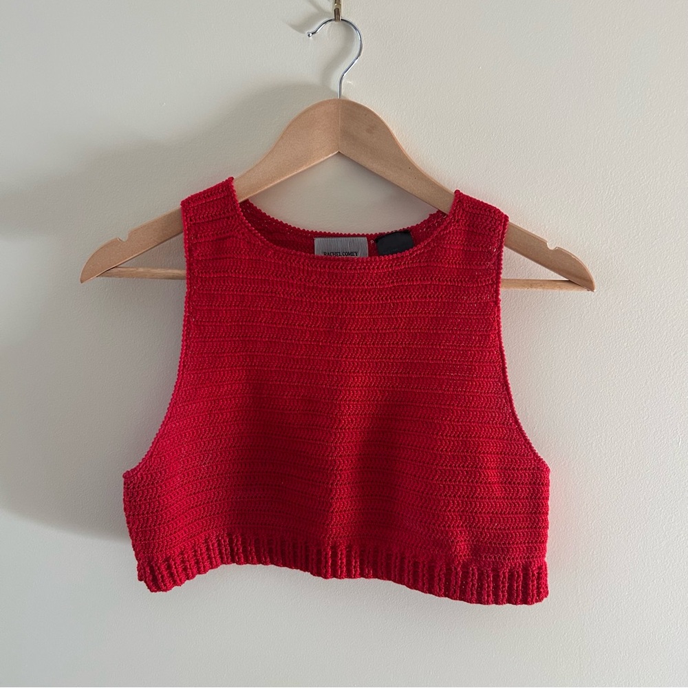 Rachel Comey Scarlet Knit Crop Top